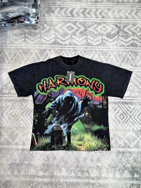 HARMONY HM Harmony graphic tee Graphic Tee in Black Size Large NWT